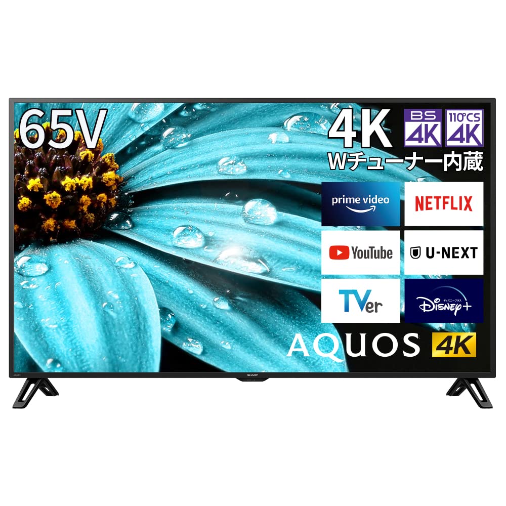 Amazon | シャープ 65V型 4K 液晶 テレビ AQUOS 4T-C65EJ1 Google TV