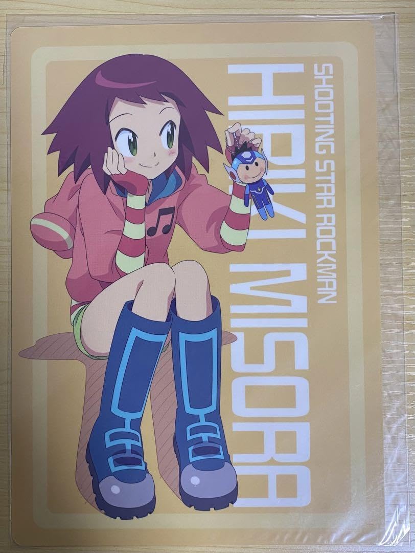 Amazon.co.jp: 流星のロックマン 白金 ルナ 響 ミソラ 下敷き 2点