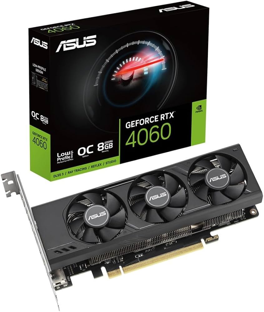 Amazon | ASUS GeForce RTX 4060 LP BRK OC Edition 8GB GDDR6 ビデオ