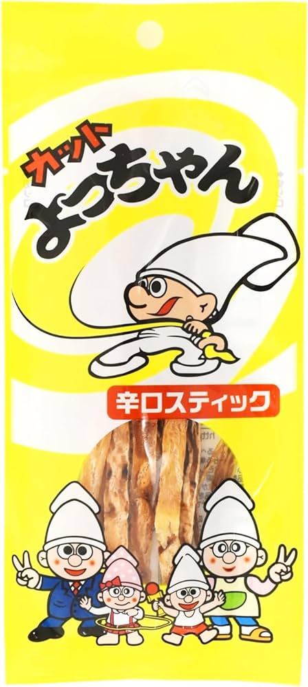 Amazon.co.jp: よっちゃん食品 カットよっちゃん辛口スティック 8g×10
