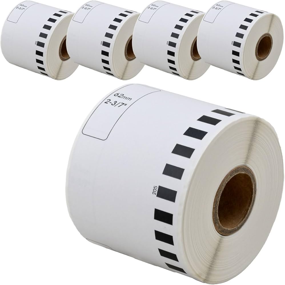 Amazon.co.jp: 【互換ラベルLabo】 DK-4205 (DK-2205の再剥離タイプ