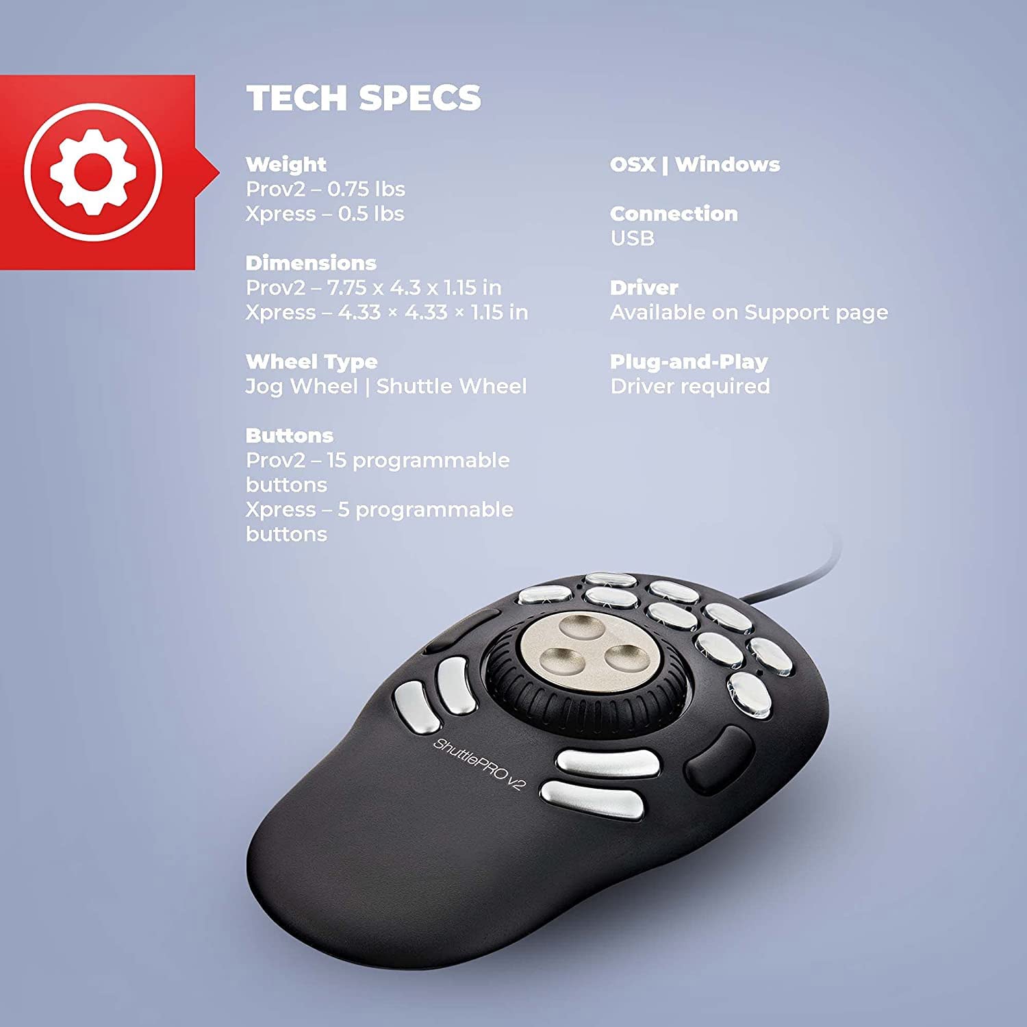 Amazon.co.jp: Contour Design ShuttlePRO v2 USBマルチメディア