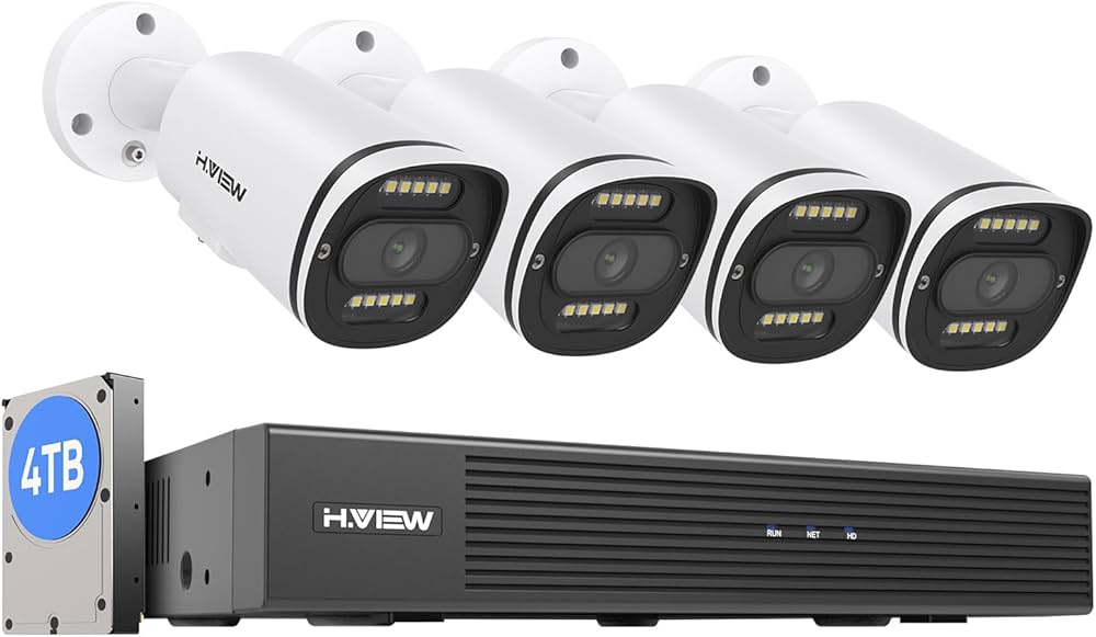 Amazon.co.jp: 【4K画質・フルカラー撮影・双方向音声】H.View 防犯