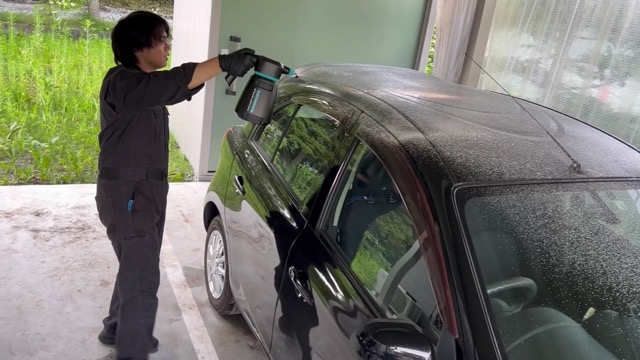 Amazon.co.jp: ながら洗車 スノーメンブラック 『誰でも泡洗車体験を