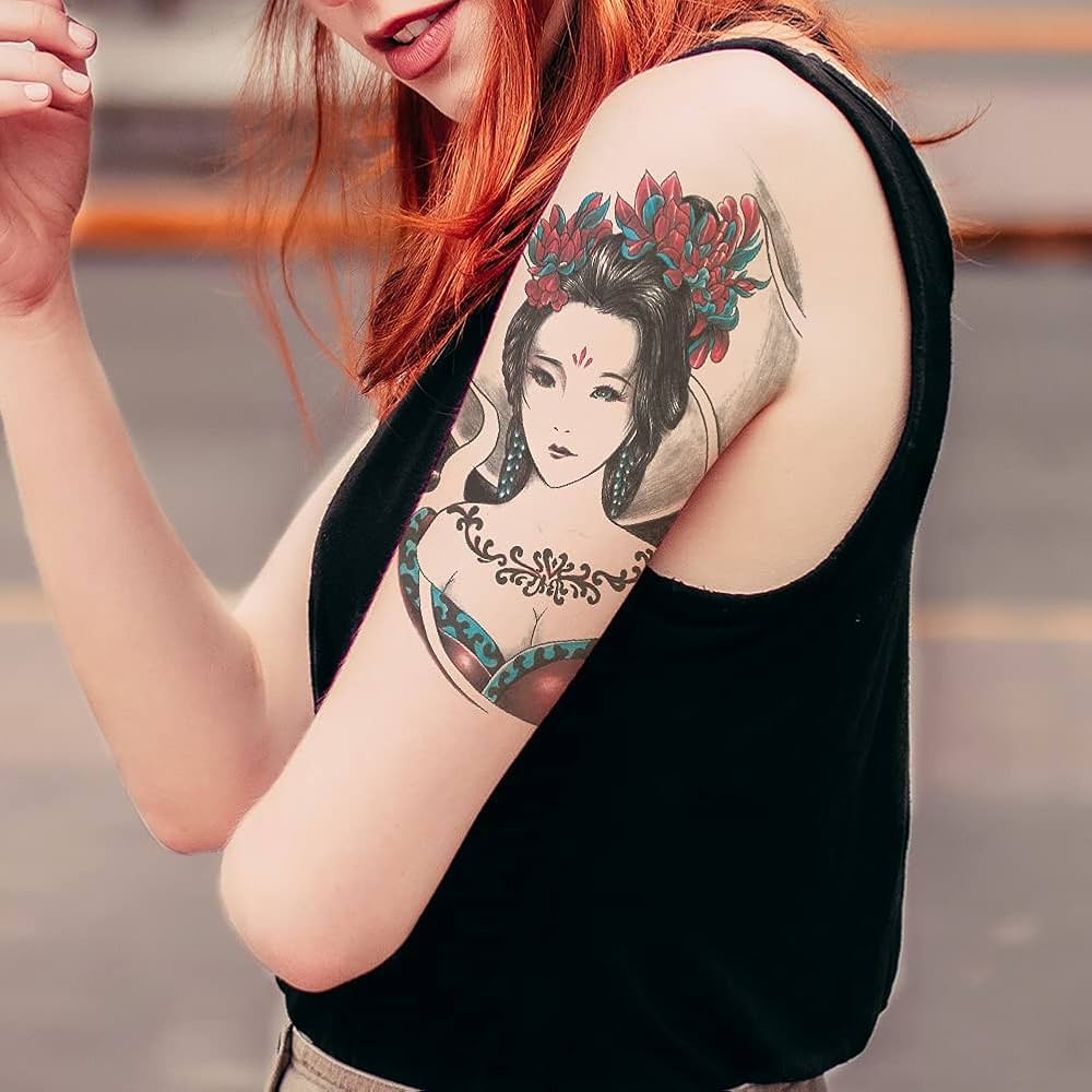 Amazon.com : Oottati 6 Sheets Arm Waterproof Temporary Tattoo