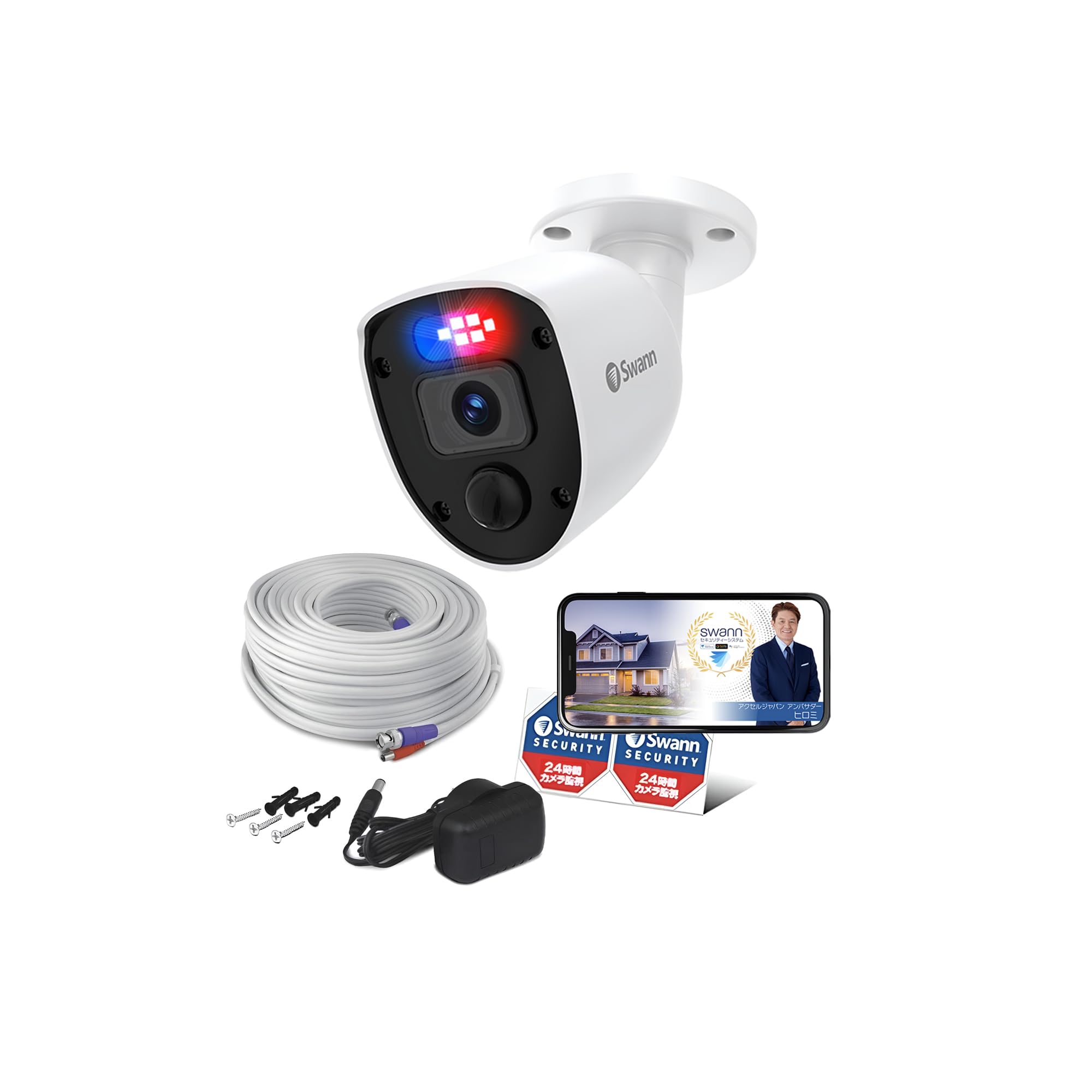 Amazon.co.jp: Swann（スワン）4K DVRバレット型 カメラ SOPRO-4KRL-JP