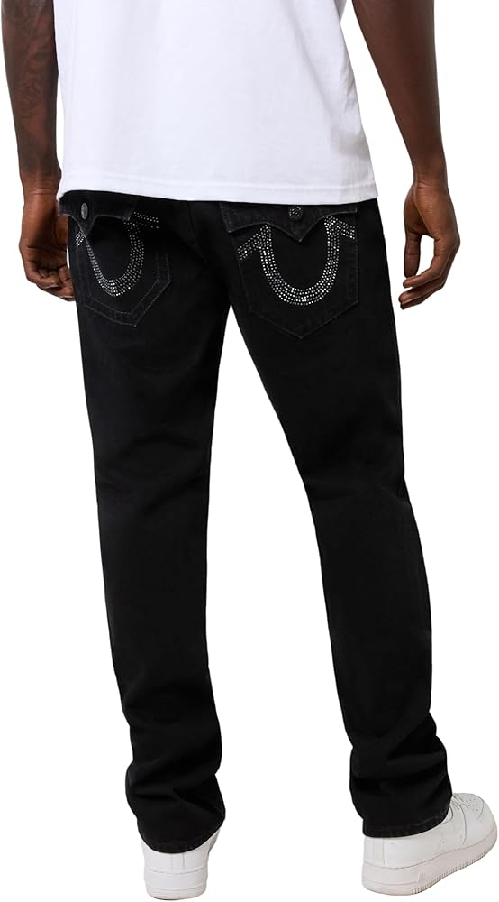 True Religion Men's Ricky Jeans Single Needle Stitching, 1/2