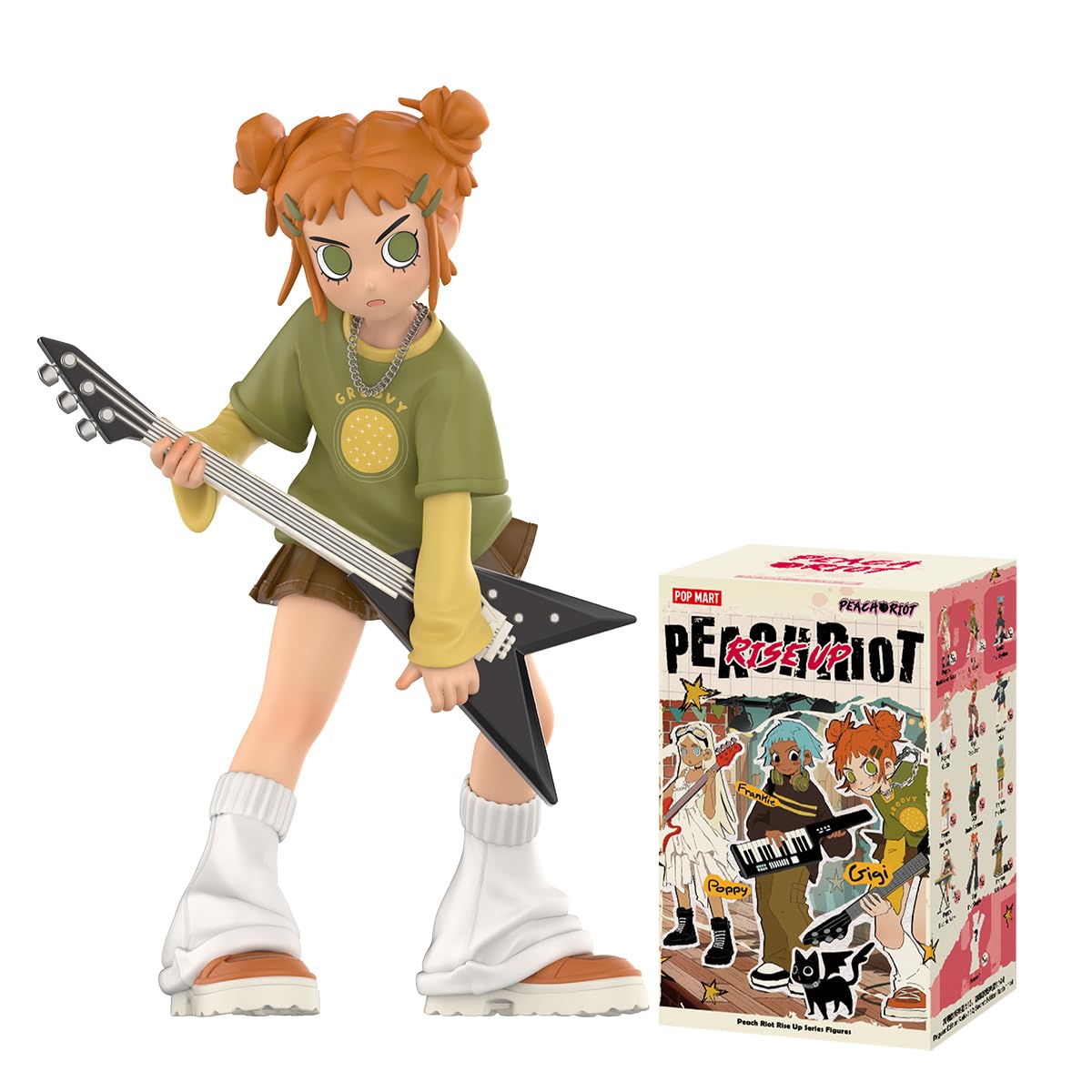 Amazon | POP MART Peach Riot Rise Up シリーズ【1ピース】 ポップ