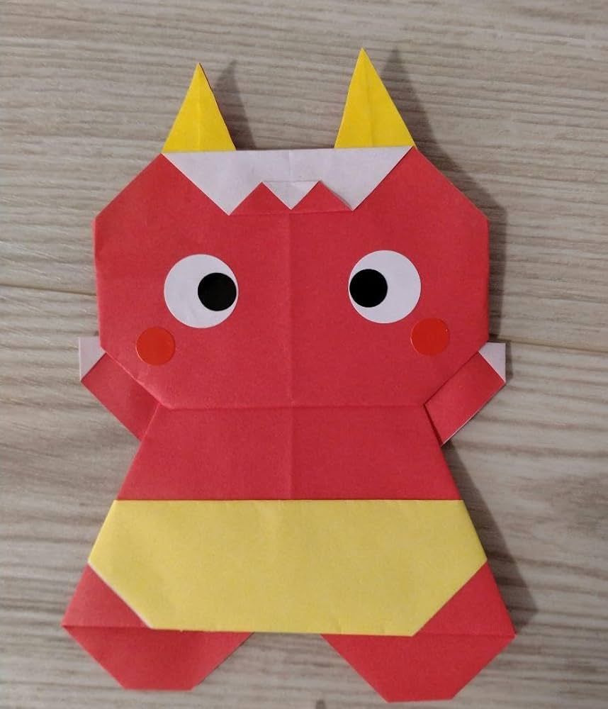 Amazon | 折り紙 鬼 節分 | おりがみ | ホビー