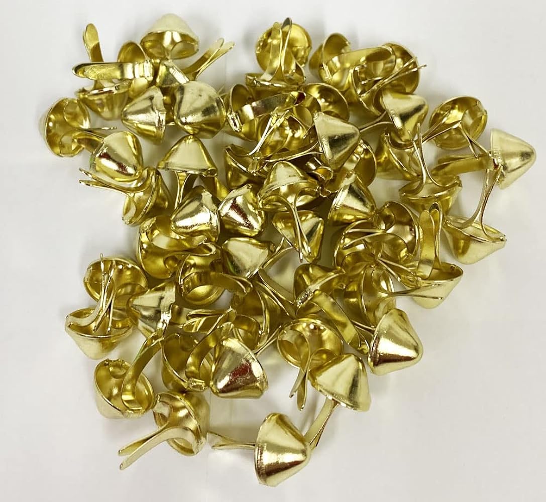 Amazon | ビョウ・コニカル・ロンドン鋲・鋲・ゴールド・スタッズ100発