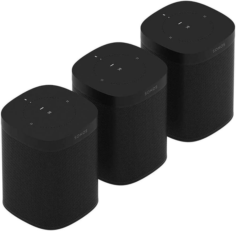 Amazon.com: Sonos One (Gen 2) Three Room Set Voice Controlled
