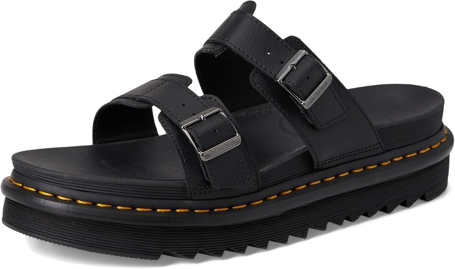 Amazon.com | Dr. Martens Unisex Myles Slide Sandal, Black Athena