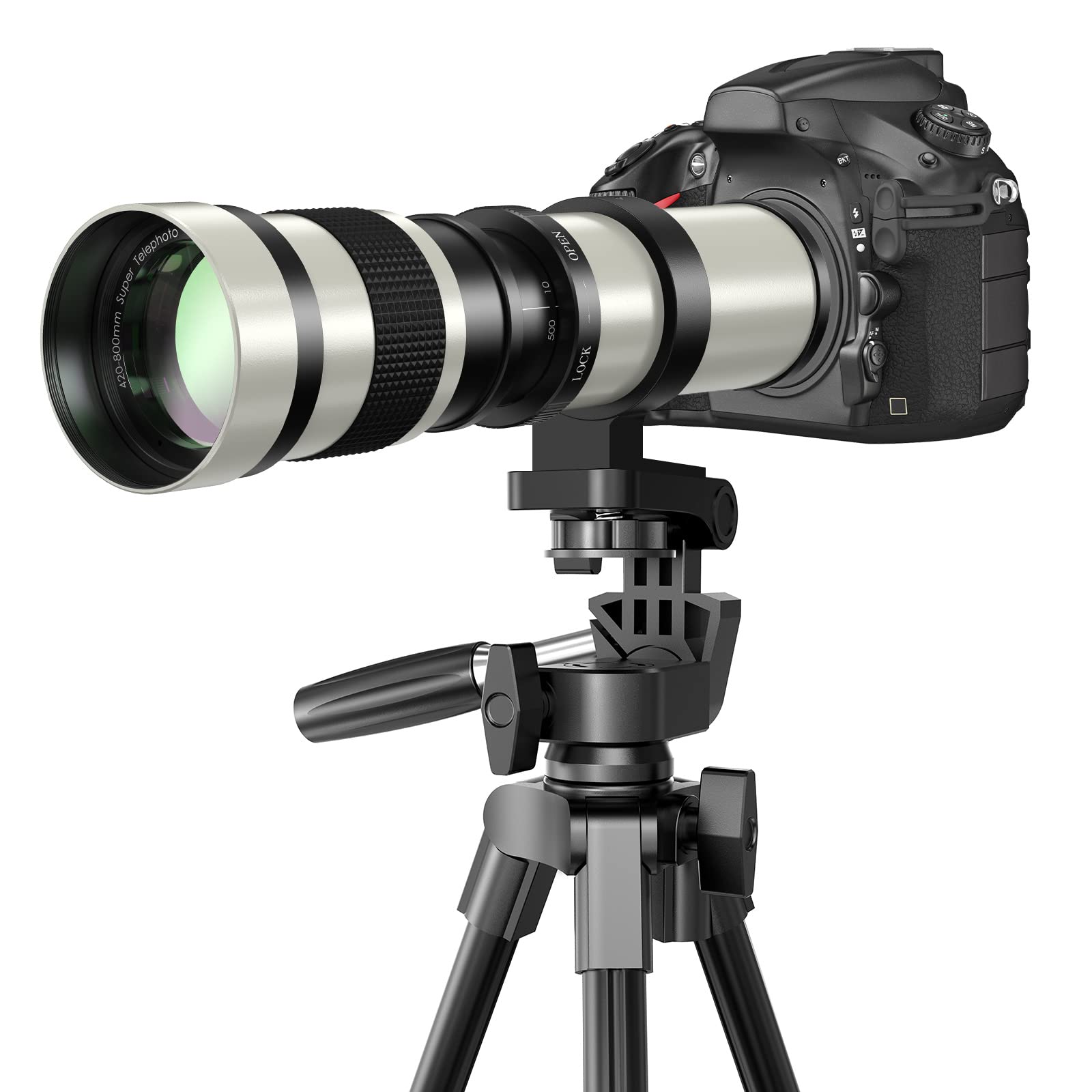 Amazon.co.jp: Lightdow 望遠レンズ420-800mm f/8.3 マニュアルズーム