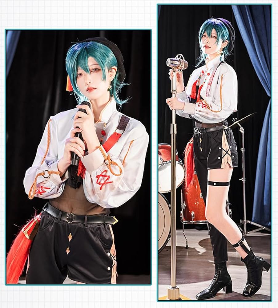 Amazon.co.jp: [QMIQMI] にじさんじ 緑仙 コスプレ ハロウィン VTuber