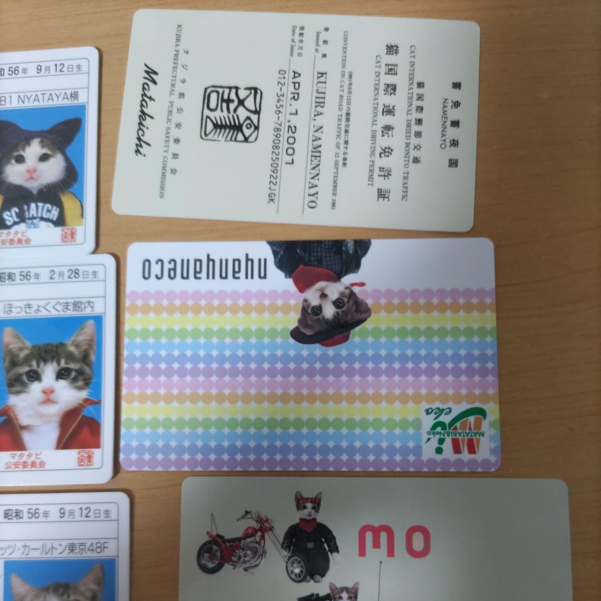 Amazon.co.jp: なめ猫免許証 なめんなよ 昭和レトロ カード