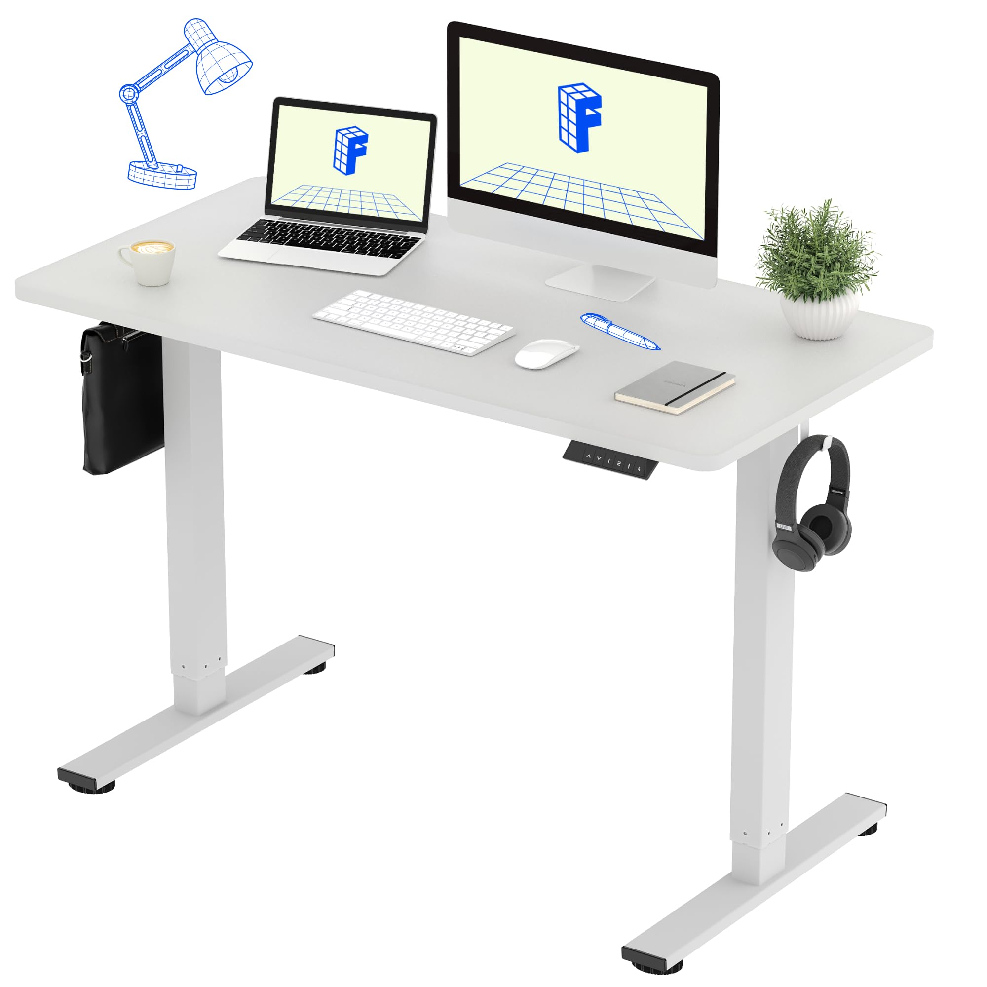 Amazon | FLEXISPOT 電動式スタンディングデスク(幅120×奥行60