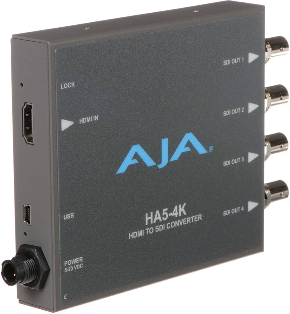 Amazon | Aja HA5-4K 4K HDMI - 4K SDI ミニコンバーター | AJA | 映像