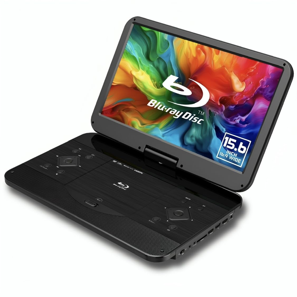 Amazon | 15.6インチ ポータブルブルーレイプレーヤー BD/DVD/USB/SD