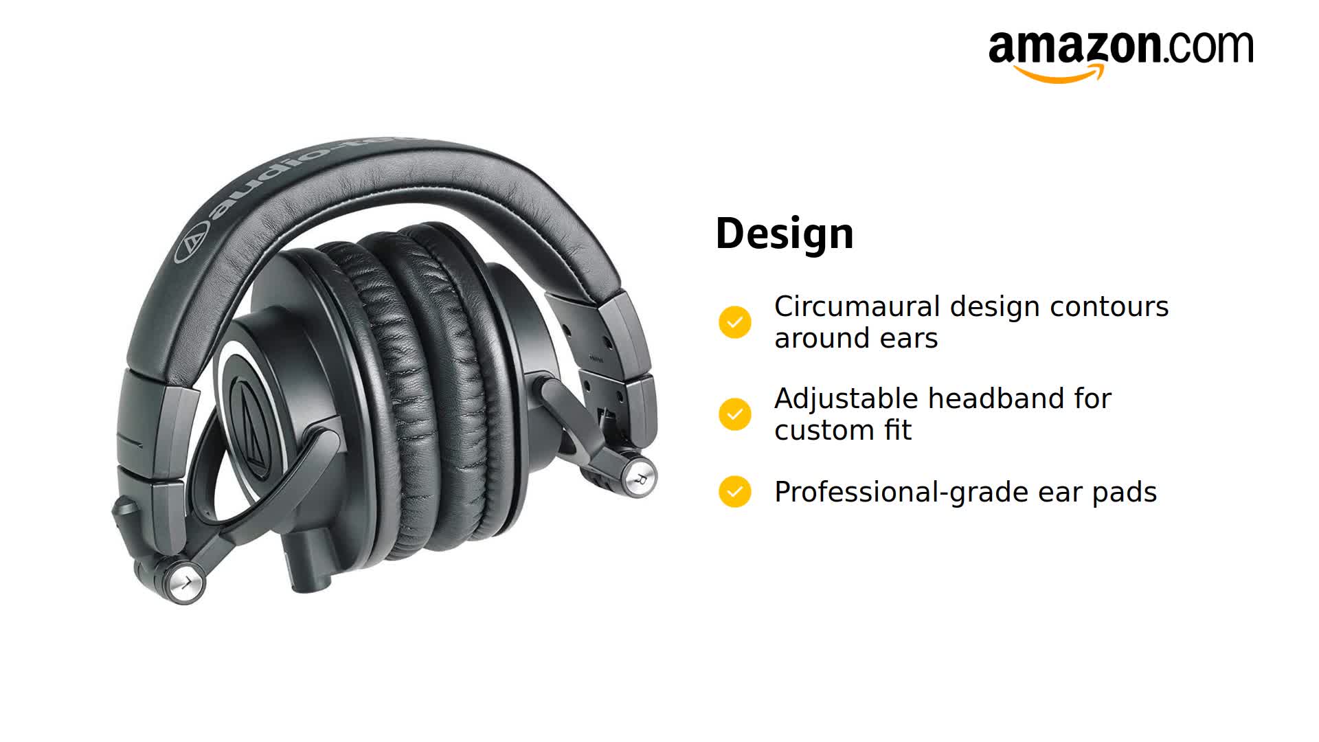 Amazon.com: Audio Technica ATH-M50X Professional Studio Monitor