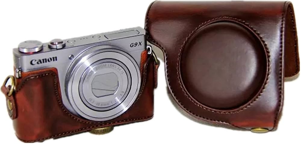 Amazon.co.jp: kinokoo Canon G9 X / G9X mark2 カメラケース PUレザー