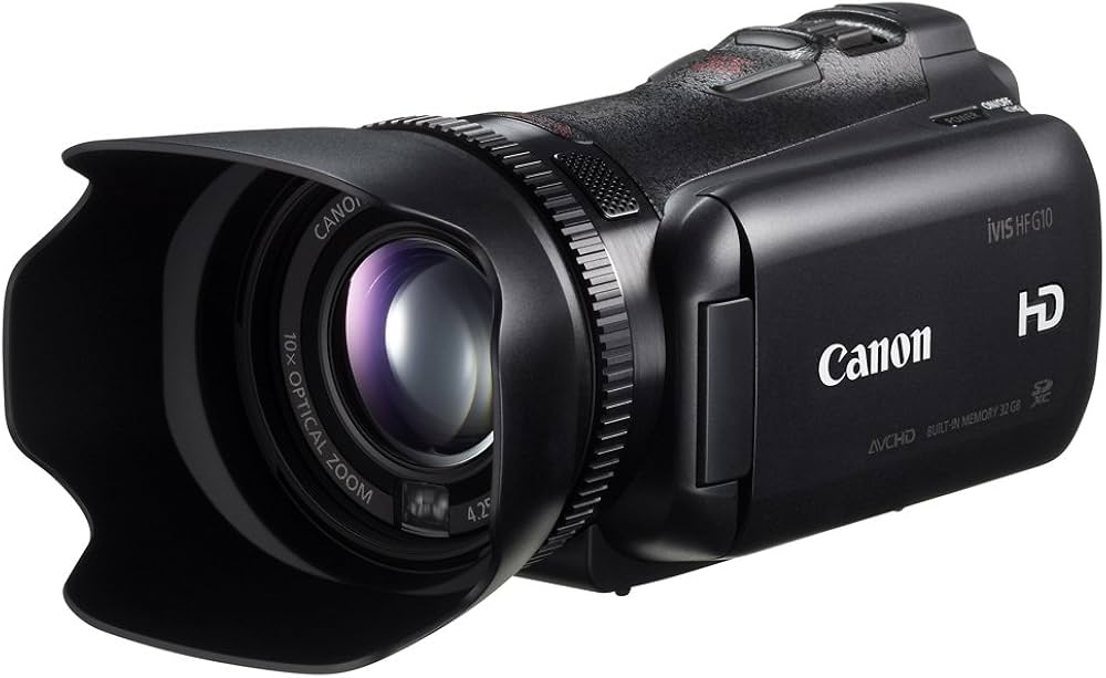 Amazon | Canon デジタルビデオカメラ iVIS HF G10 IVISHFG10 光学10倍