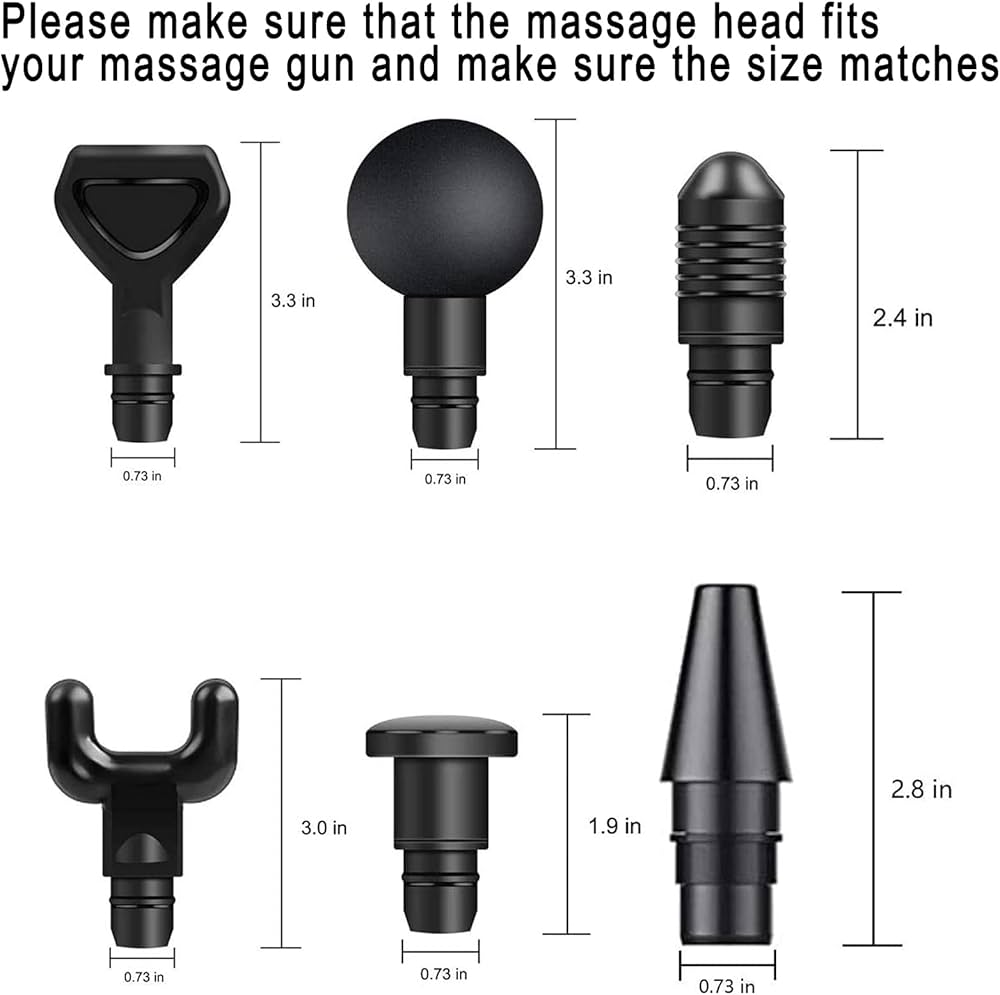 Amazon.com: Massage Gun Heads for Hypervolt Go，Replaceable