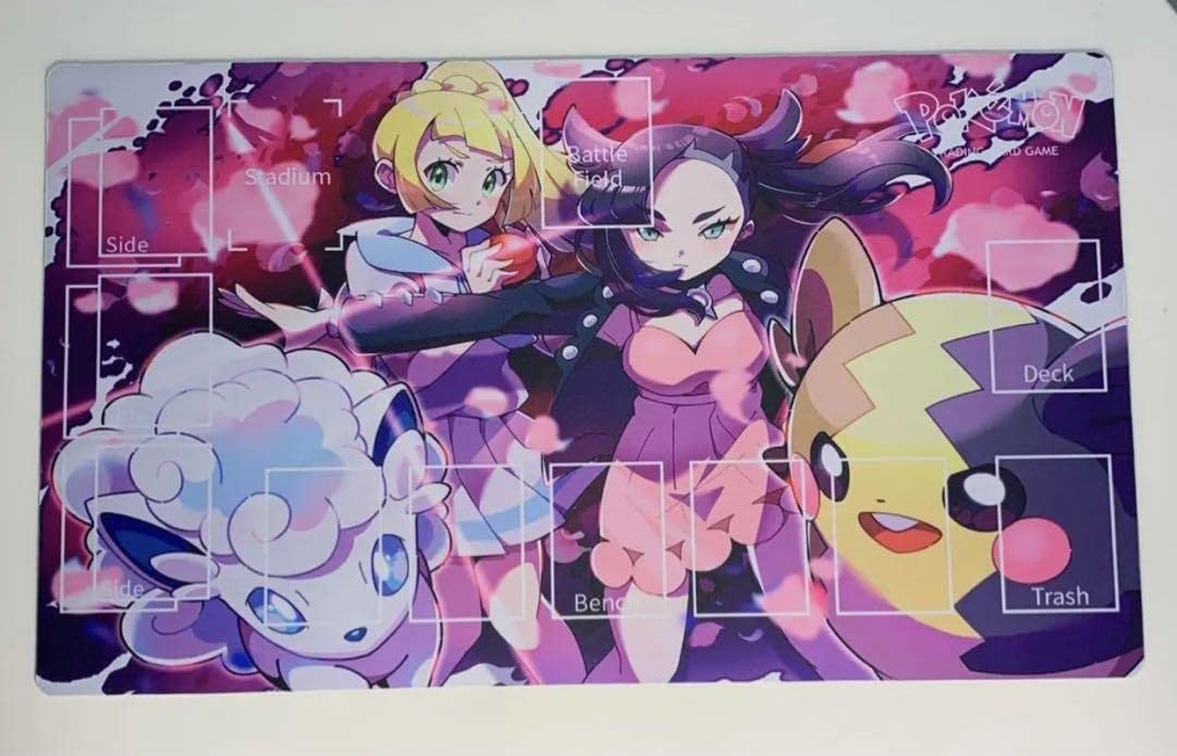 おしゃれを楽しむリーリエ プレイマット ポケマスEX プレイマット