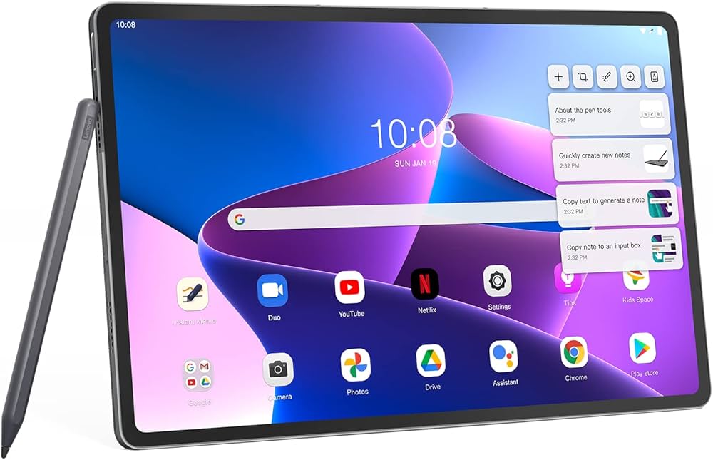 Lenovo Tab P12 Pro Tablet, 31,6 cm (12,6 inç), WQXGA (Qualcomm