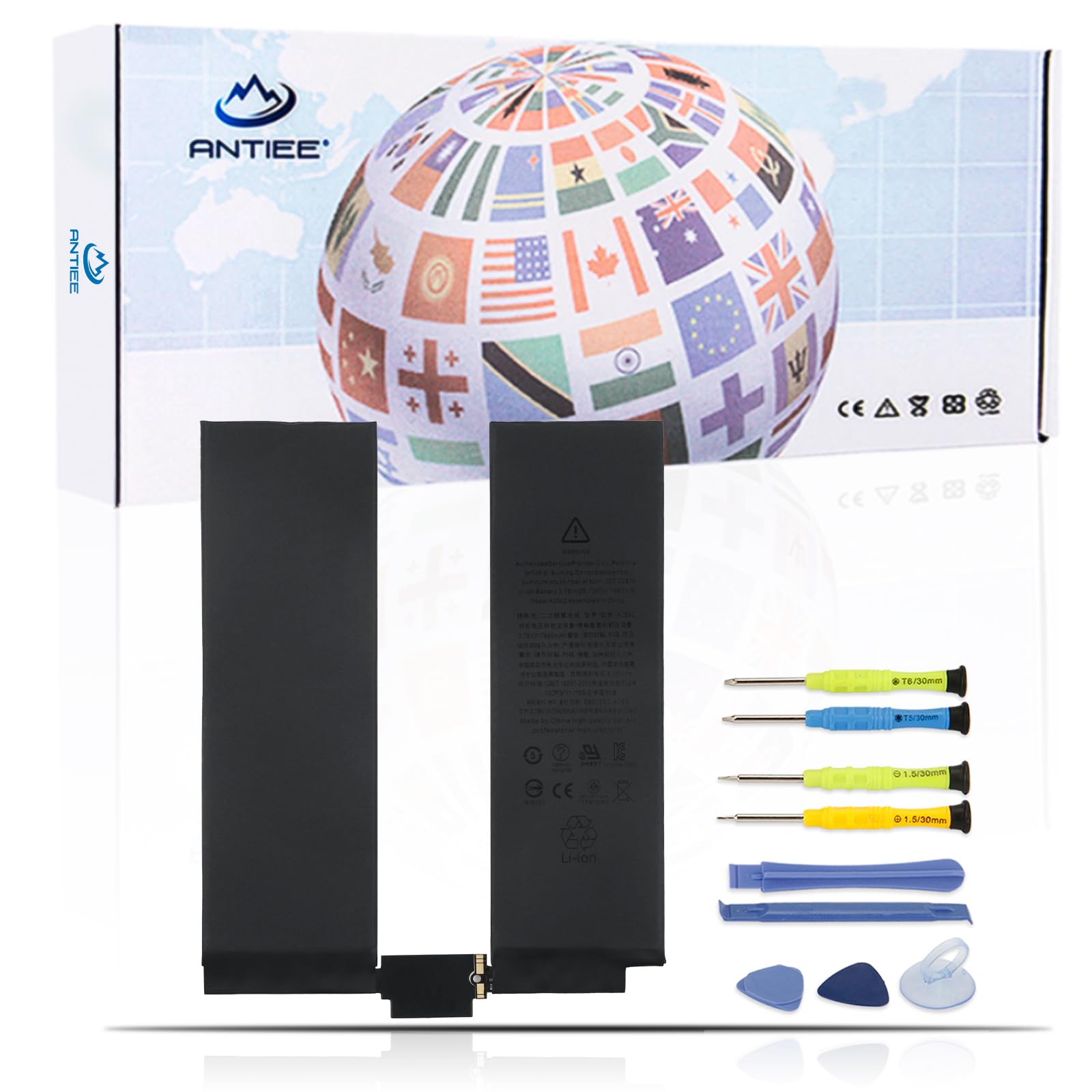 Amazon.com: ANTIEE A2042 New Tablet Battery Replacement for iPad