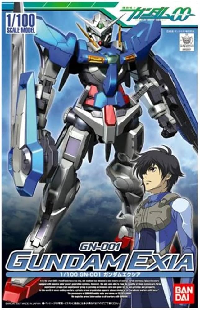 Amazon.com: Bandai Hobby #1 Gundam EXIA 1/100, Bandai Double Zero