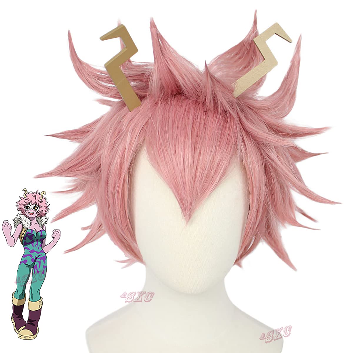 Amazon.co.jp: 僕のヒーローアカデミア 芦戸三奈 あしど みな ウィッグ