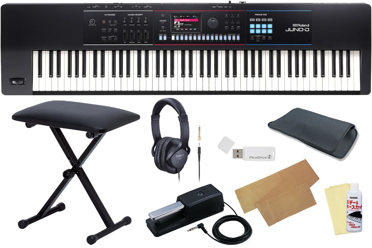 Amazon | Roland ローランド/JUNO-D8 [ペダル＆キーボードベンチセット