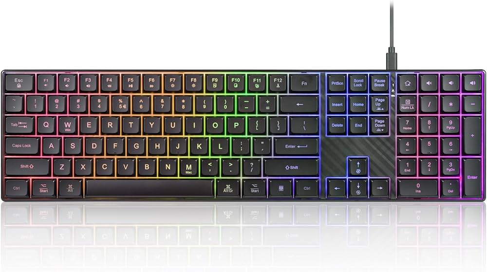 Amazon | PERIBOARD-329 II バックライト キーボード 有線 英語配列