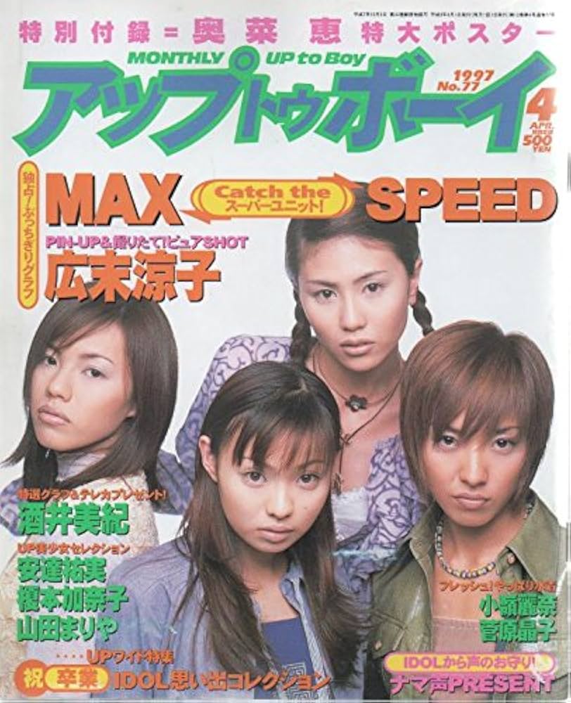 Amazon.co.jp: アップトゥボーイ 1997年4月号 MAX 広末涼子