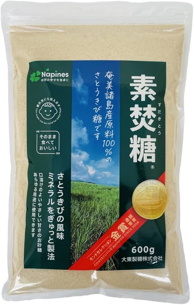 Amazon.co.jp: 大東製糖 素焚糖 600g×4袋 : 食品・飲料・お酒