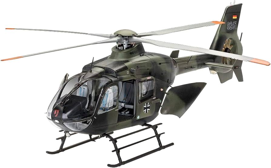 Amazon | ドイツレベル 1/32 ドイツ陸軍航空隊 EC 135 ヘリコプター