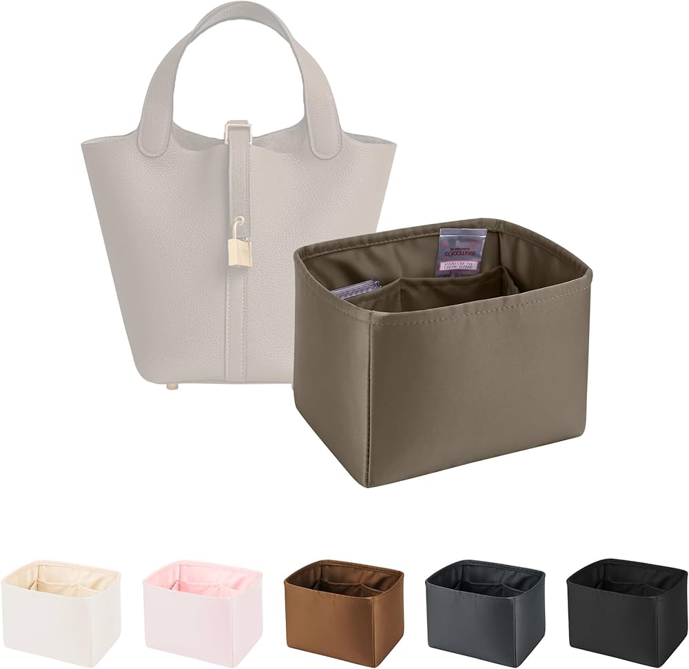 Amazon.co.jp: KINGS IN BAG エルメスピコタン用 サテン バッグイン