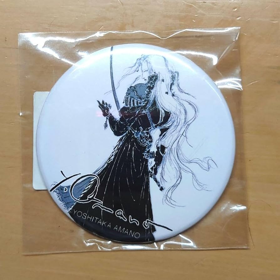 ファイナルファンタジー 天野喜孝の世界展 限定ガチャ缶バッジ