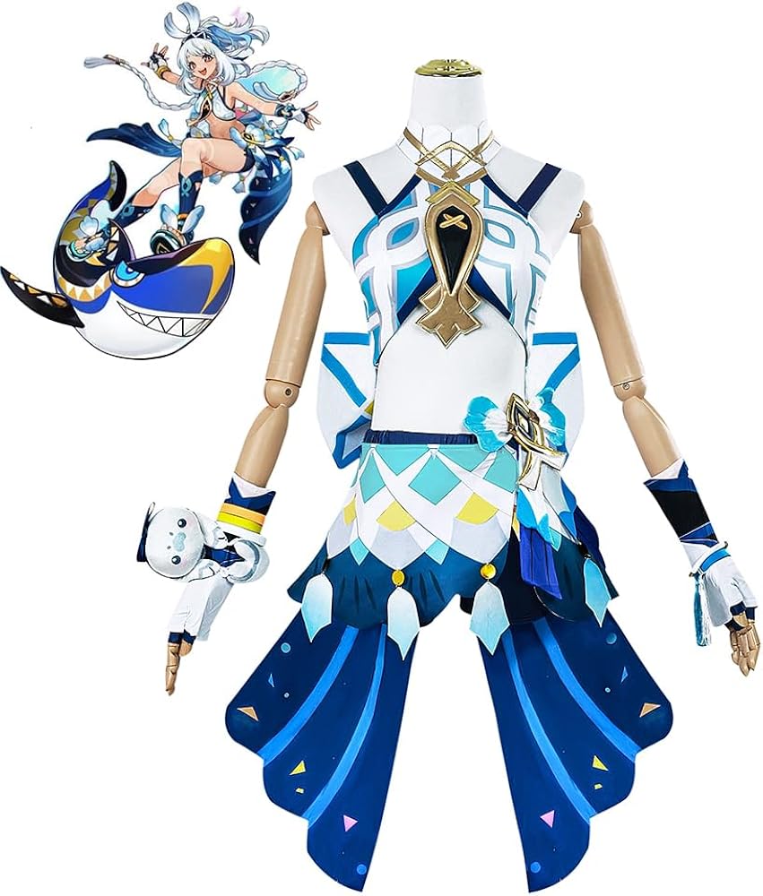 Amazon.co.jp: [REENEW] 原神 ムアラニ コスプレ衣装 ウィッグ付き