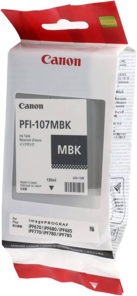 Amazon.co.jp: キヤノン PFI-107MBK インクタンク マットブラック