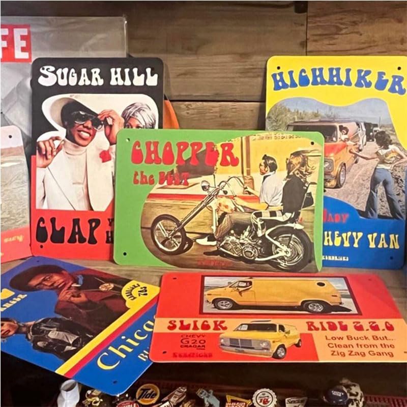 Amazon.co.jp: FUNKY TIN PLATE ティン看板 70年代 70's レトロ