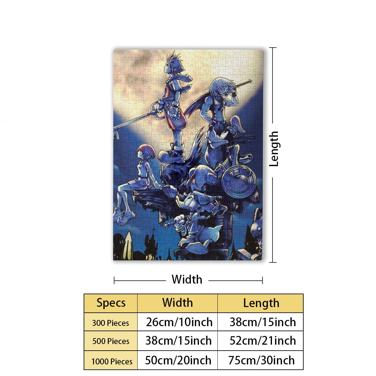 Amazon.co.jp: キングダムハーツ 1000ピース パズル ジグソーパズル