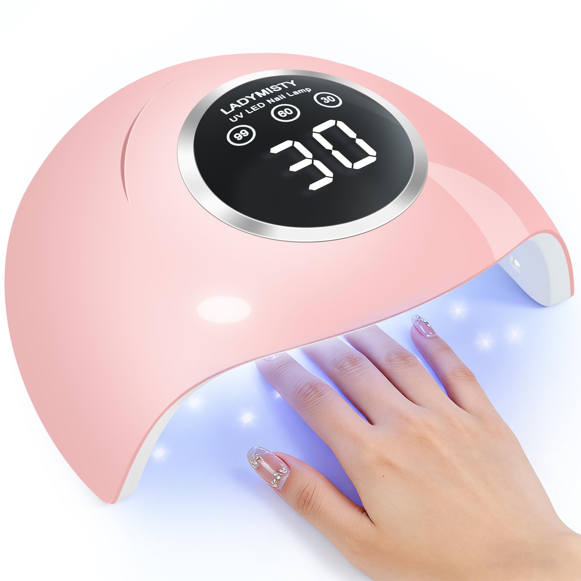 Amazon.com: LadyMisty 72W UV LED Nail Lamp, 2026 New Upgrade UV