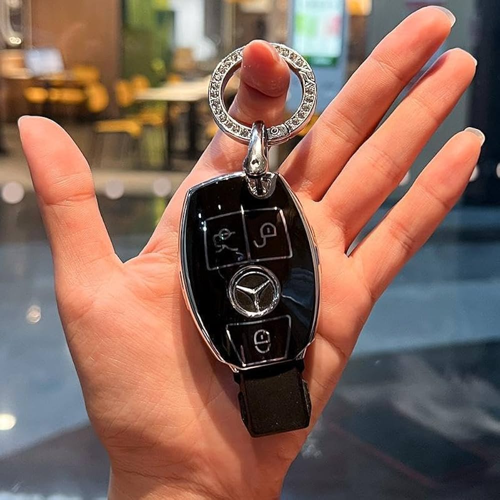 Amazon.co.jp: メルセデスベンツ スマートキーケース キーリング付き