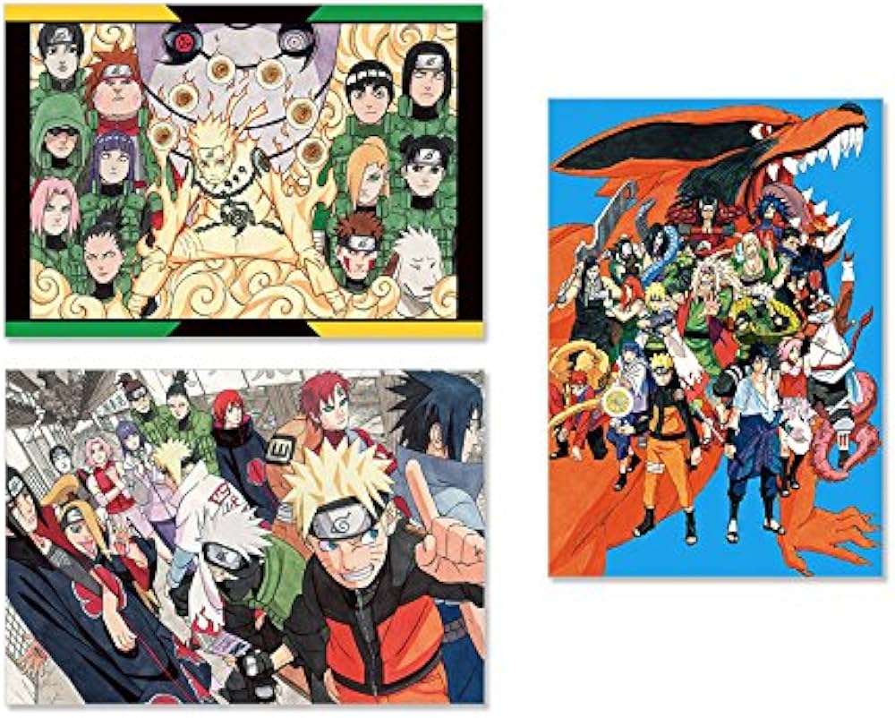Amazon | ナルト NARUTO ポストカード 忍界セット NARUTO展 | ポスト