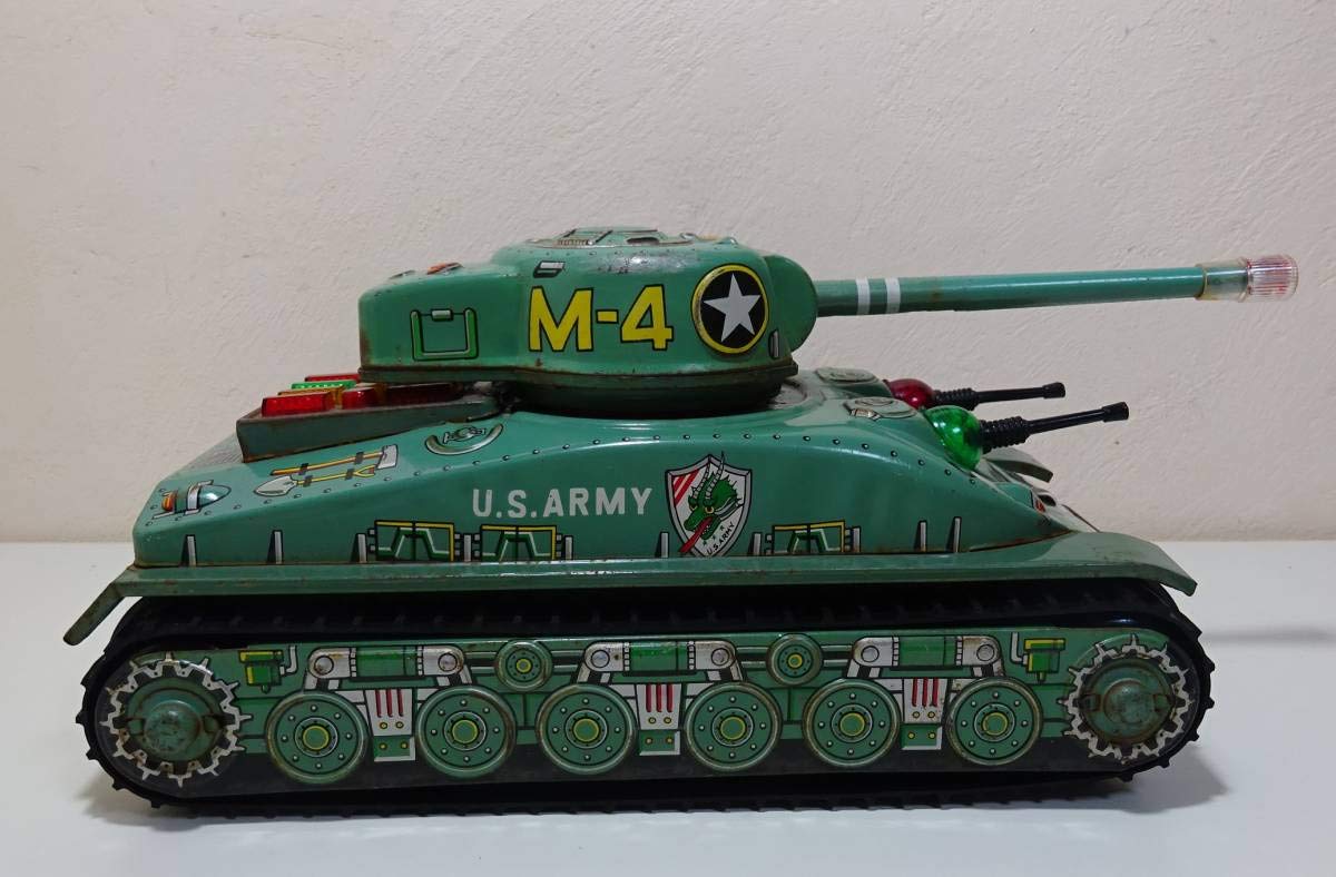 Amazon | TAIYOブリキ戦車M-4 U.S.ARMY ORDNANCE SHERMAN修理動作品