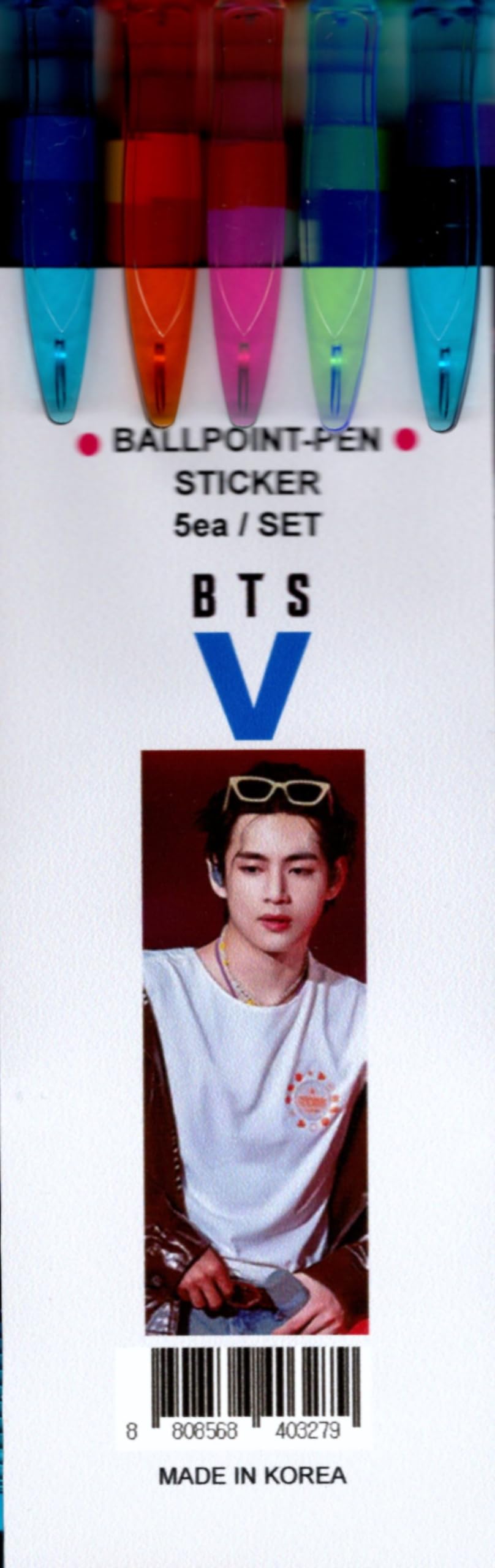 Amazon | 防弾少年団 V テテ グッズ【 ボールペン 5本セット 】+