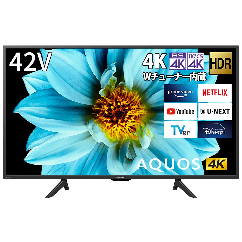 Amazon | シャープ 42V型 液晶 テレビ AQUOS 4T-C42DJ1 4K チューナー