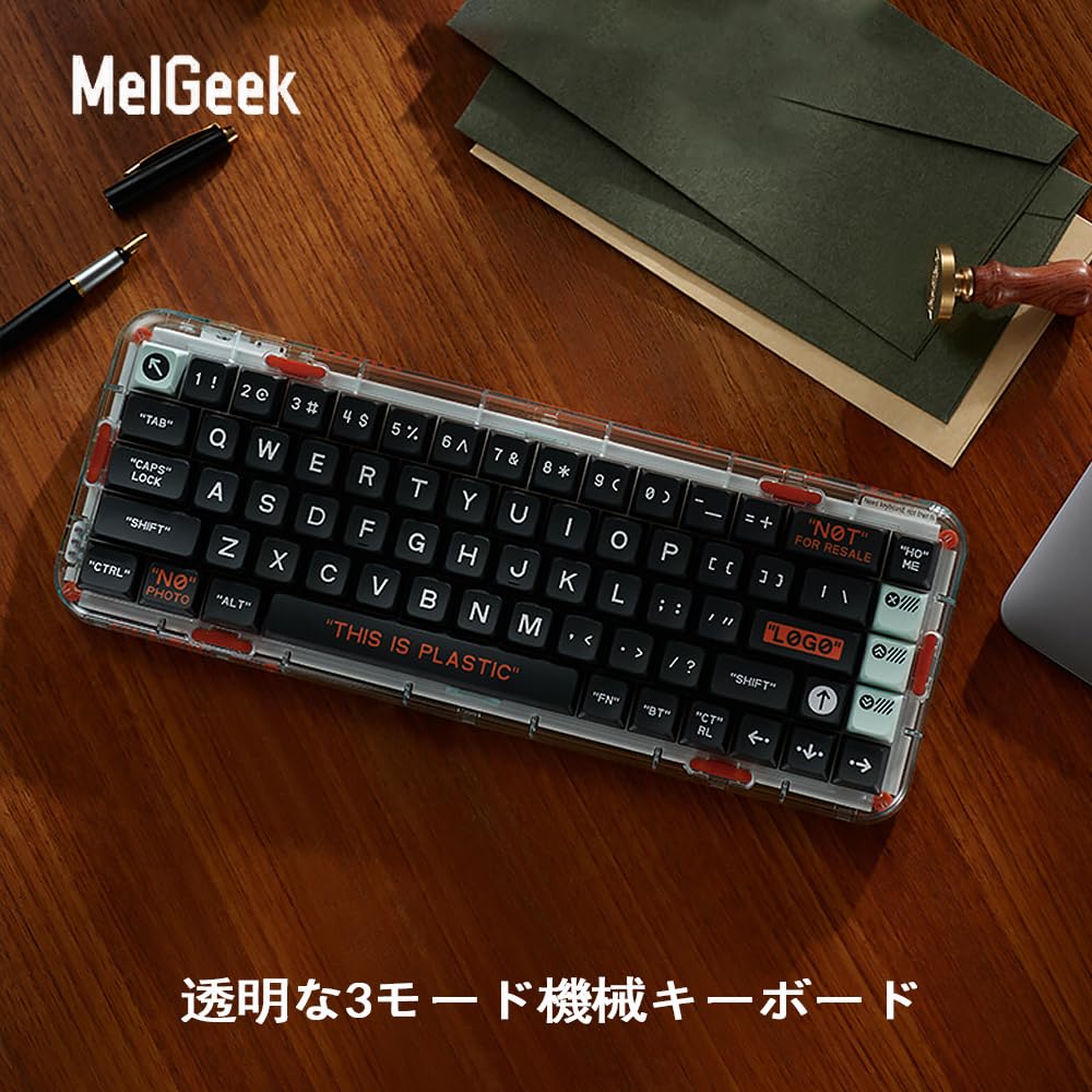Amazon | MelGeek Mojo68 ワイヤレスメカニカルキーボード Bluetooth