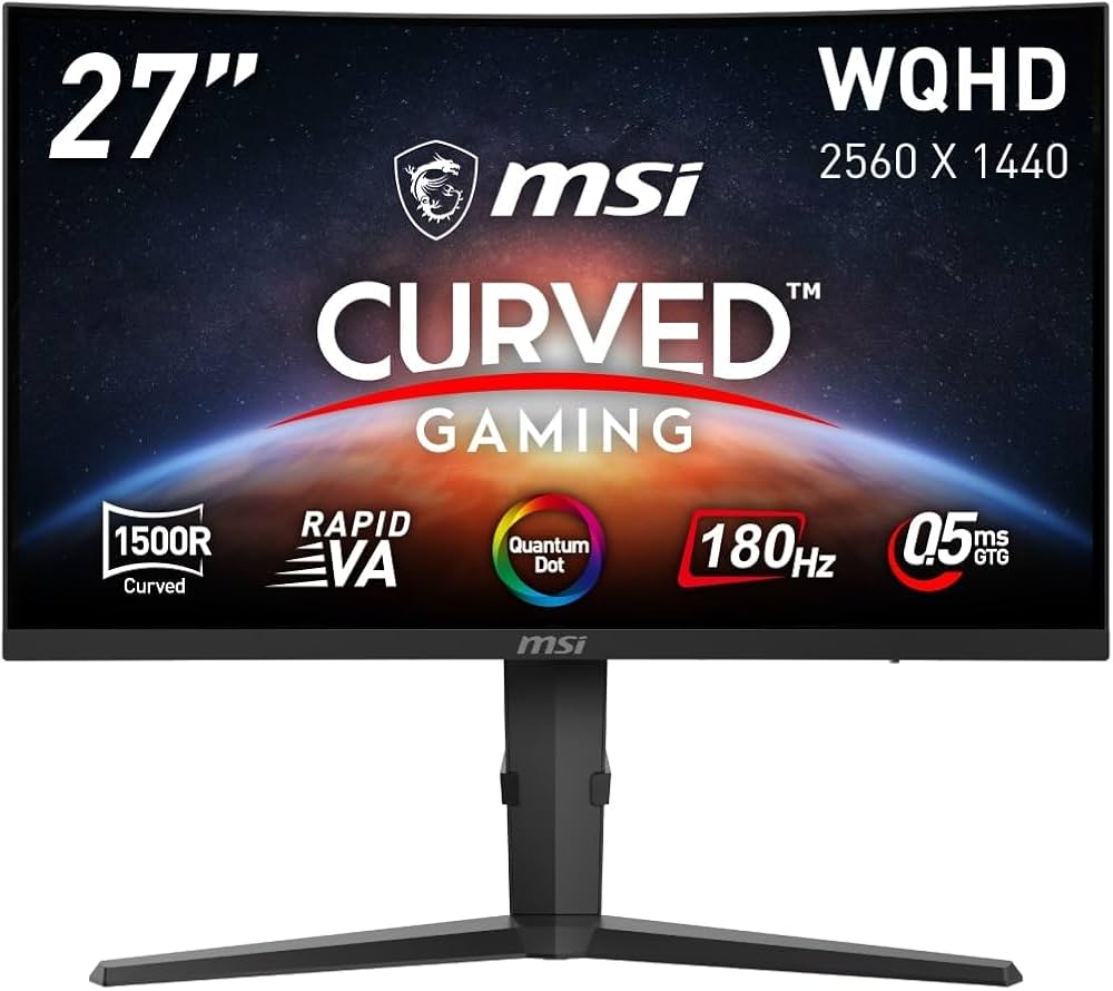 Amazon.co.jp: MSI 湾曲ゲーミングモニター MAG 275CQRF QD E2 27